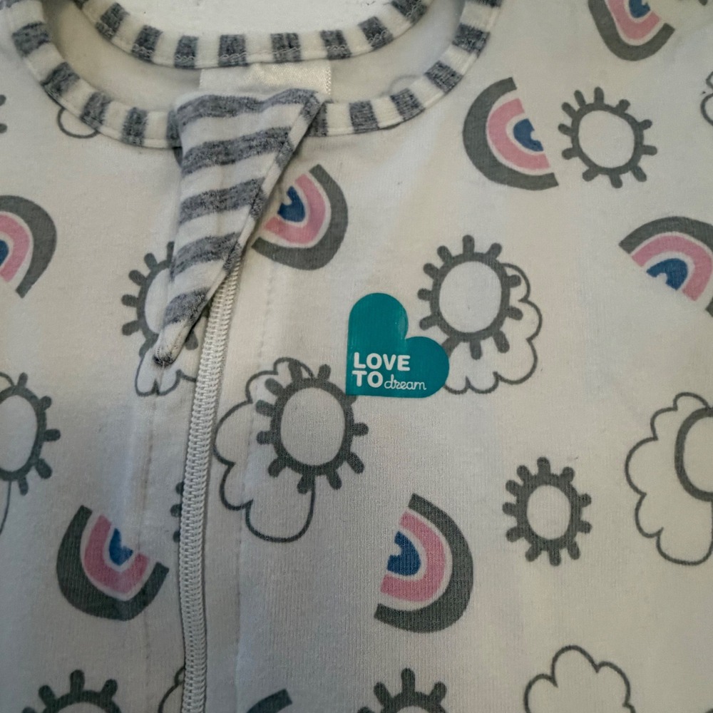 Love To Dream Swaddle Up Original Medium 1.0 TOG Rainbow Sun Print Sleep Sack - Picture 2 of 6